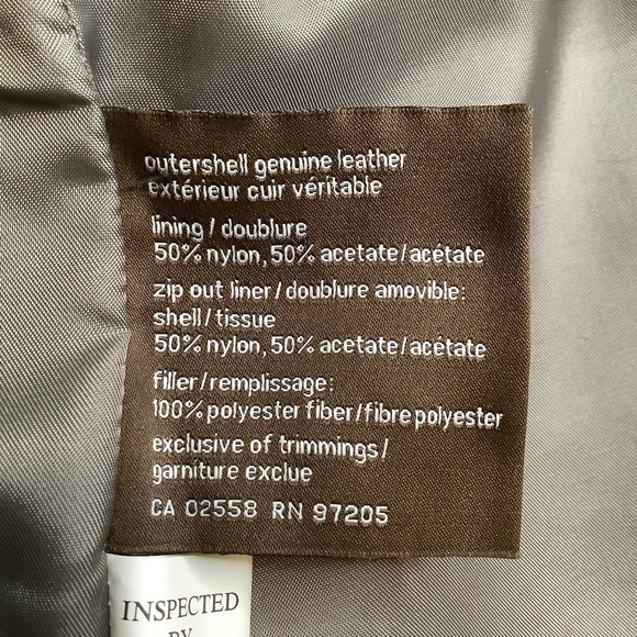 DANIER Metallic Italian Leather Jacket Removable Lining Size M - Picture 16 of 16